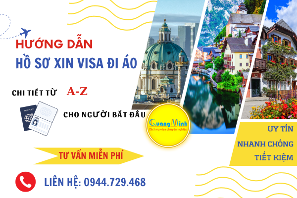 hướng dẫn hồ sơ xin visa áo - quang minh visa